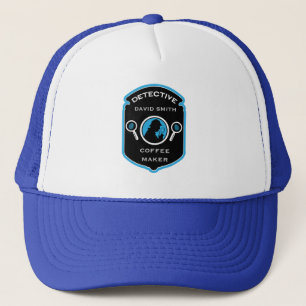 Detective-Themed Funny Gift Trucker Hat