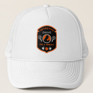 Detective-Themed Funny Tea And Coffee Trucker Hat