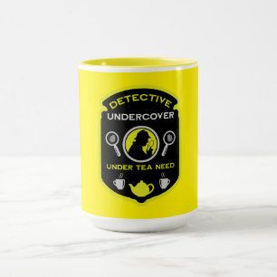 Detective-Themed Funny Tea Mug