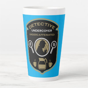 Detective-Themed Gift Latte Mug