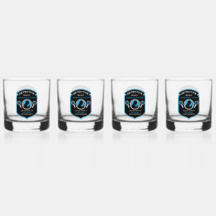 Detective-Themed Job Retirement Gift Whiskey Glass