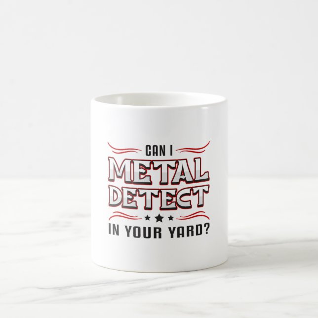 Detectorist Detector Metal Detecting Funny Gift Coffee Mug (Center)