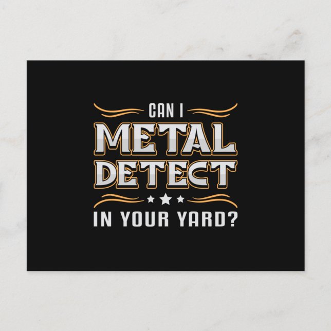Detectorist Detector Metal Detecting Gift Idea Postcard (Front)