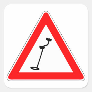 Detectorist - explorer - Metal Detection Square Sticker