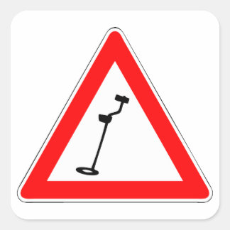 Detectorist - explorer - Metal Detection Square Sticker