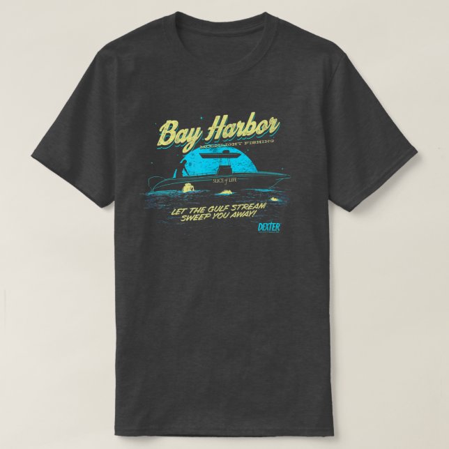 Deter Moonlight Fishing  T-Shirt (Design Front)