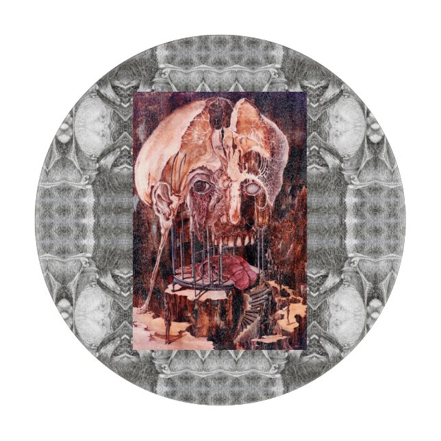 DETERIORATION OF MIND OVER MATTER CUTTING BOARD (Front)