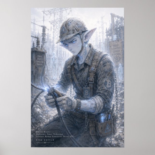 Determination / Energy Worker / Substation Poster (Front)