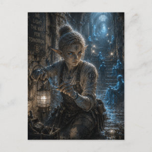 Determination / Light Worker / Catacombs Postcard