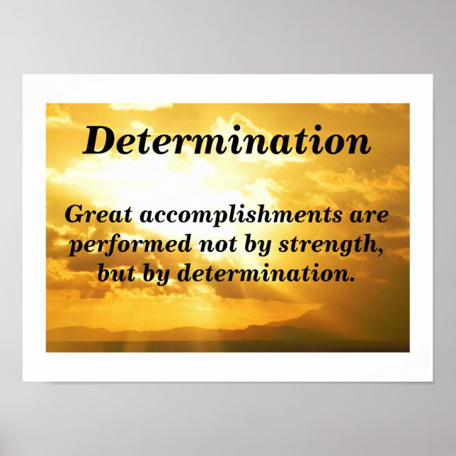 Determination Poster (Front)
