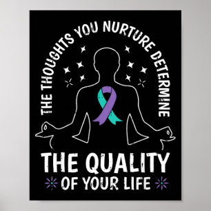 Determine The Quality Of Life Mental Health Poster