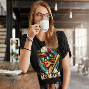 Determined Woman Empowered: Best Baseball Mum T-Shirt