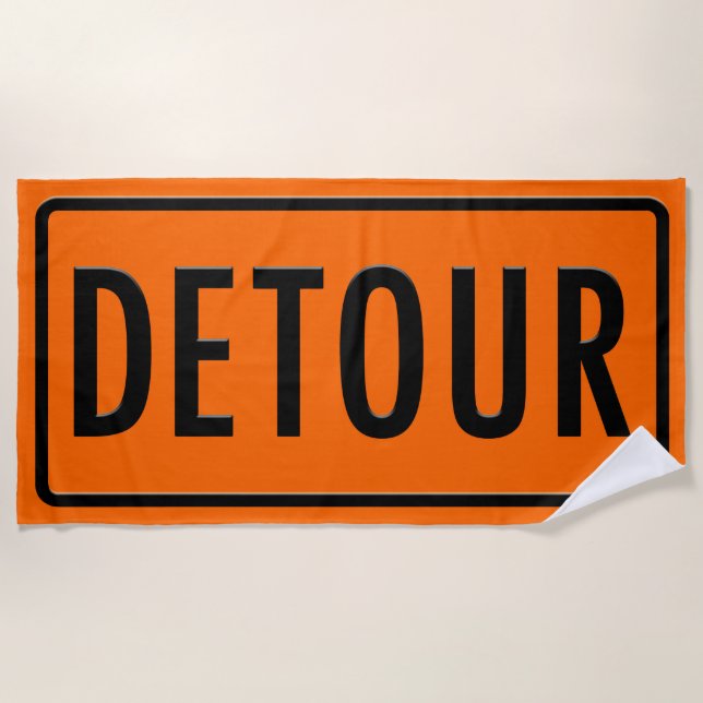 DETOUR BEACH TOWEL (Front)