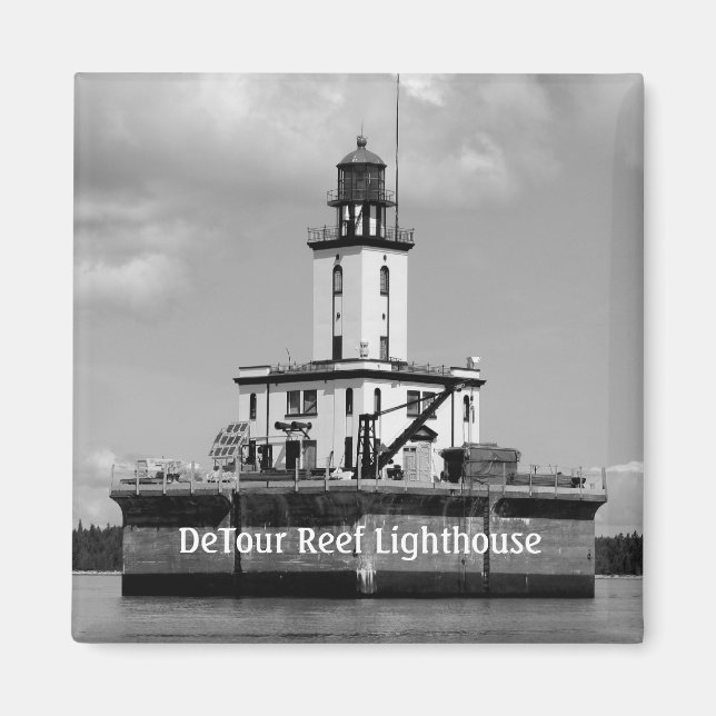 DeTour Reef Lighthouse Magnet (Front)