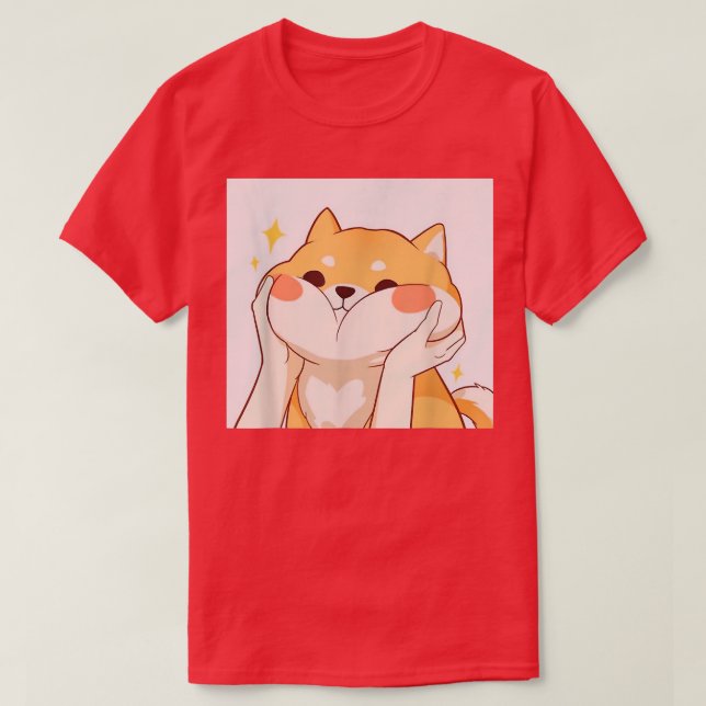 Detour s Kawaii Ramen Anime Dog Corgi Japanese Noo T-Shirt (Design Front)