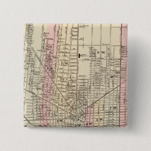 Detroit 15 Cm Square Badge