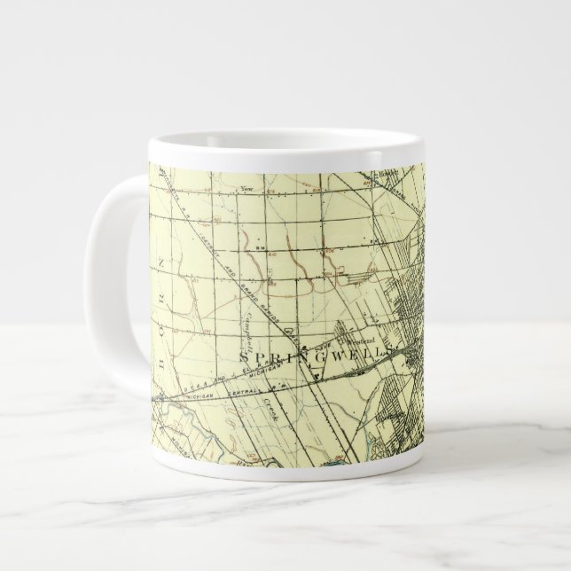 Detroit 1918 Coffee Mug (Front Left)