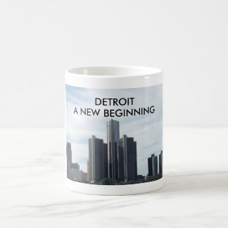 Detroit A New Beginning 11oz White Mug