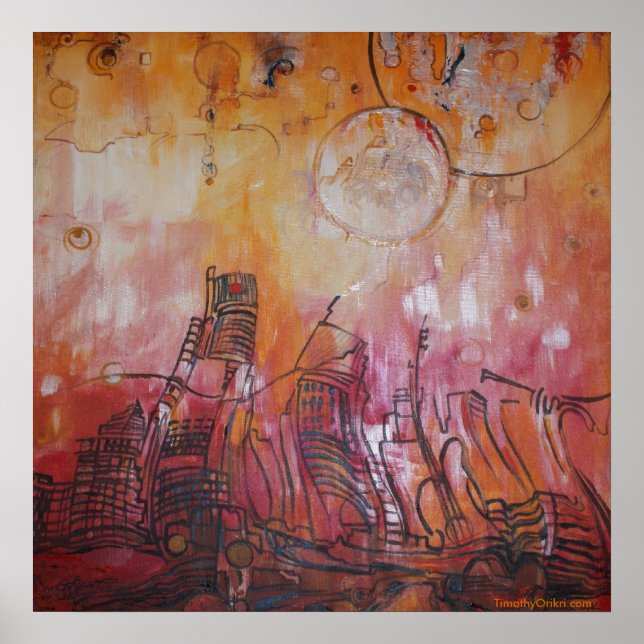 Detroit Abstract VI - Canvas Print (Front)