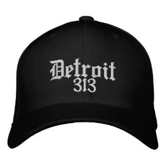 Detroit Area code 313 Embroidered Hat