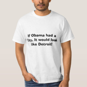 Detroit Bankruptcy, Obamas city T-Shirt