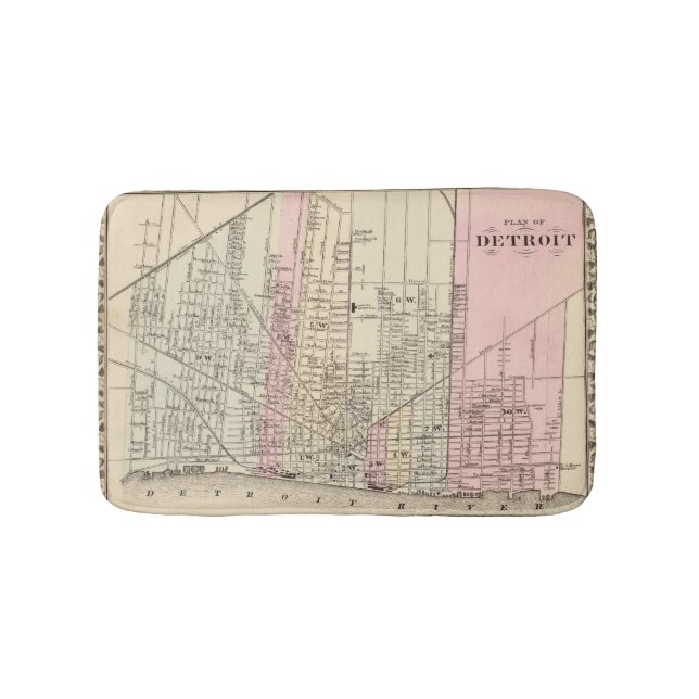 Detroit Bath Mat (Front)