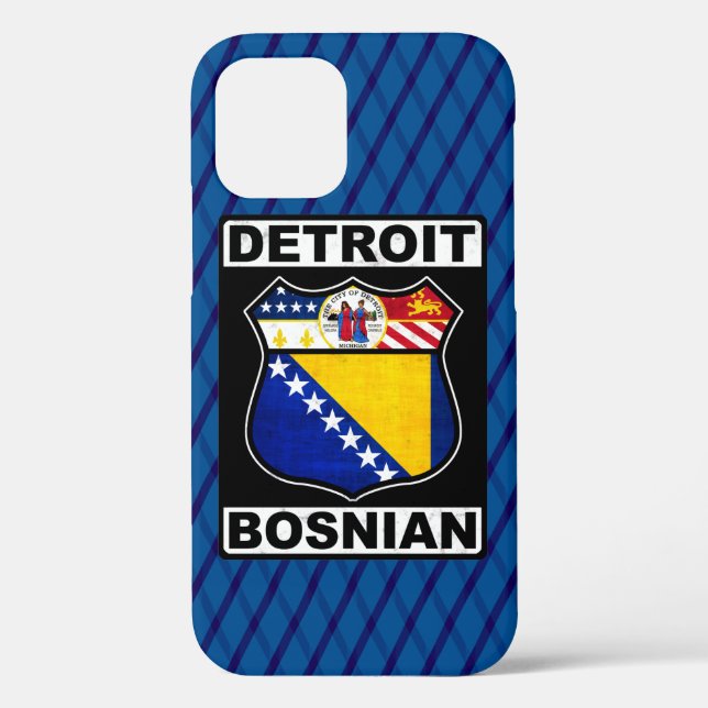 Detroit Bosnian American  Case-Mate iPhone Case (Back)
