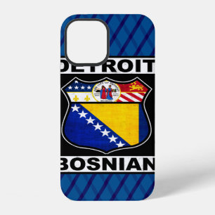 Detroit Bosnian American iPhone Case