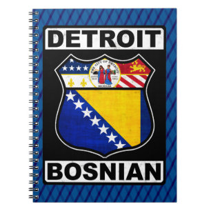 Detroit Bosnian American Notepad Notebook
