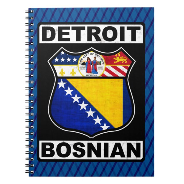 Detroit Bosnian American Notepad Notebook (Front)