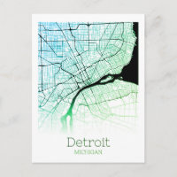 Detroit City Map