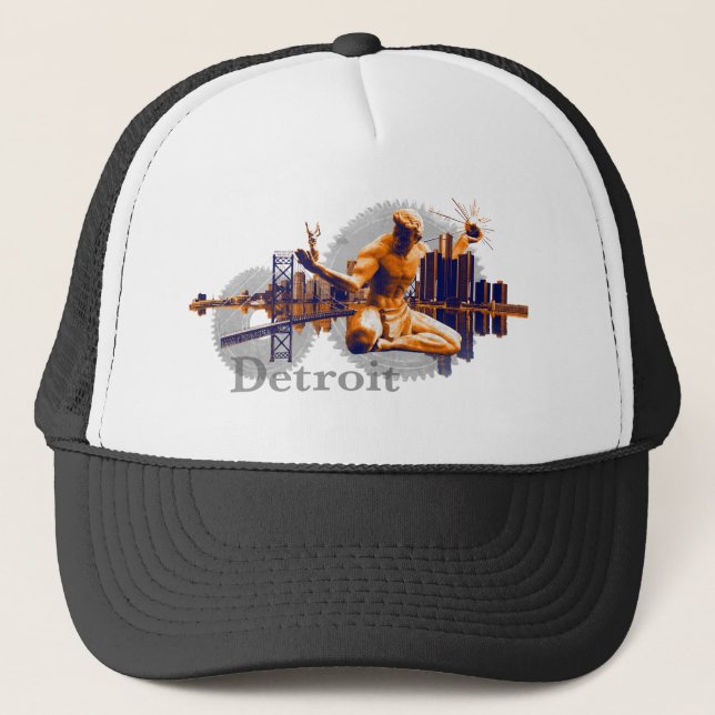 Detroit City Trucker Hat (Front)