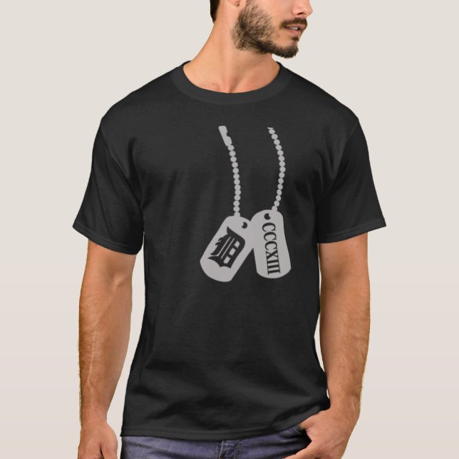 Detroit dog tags shirt (Front)