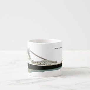 Detroit Edison cutout espresso mug