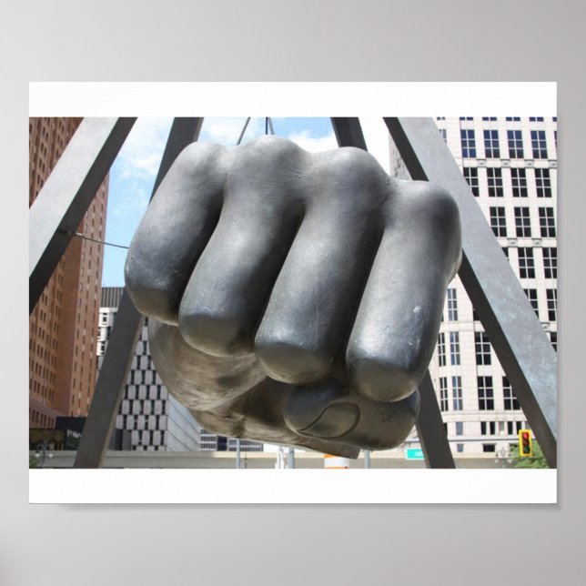 Detroit Fist Poster (Front)