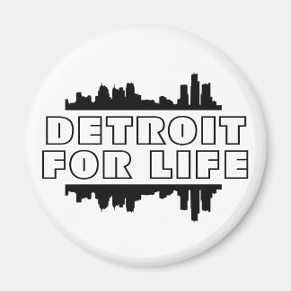 Detroit for Life - Skyline Magnet