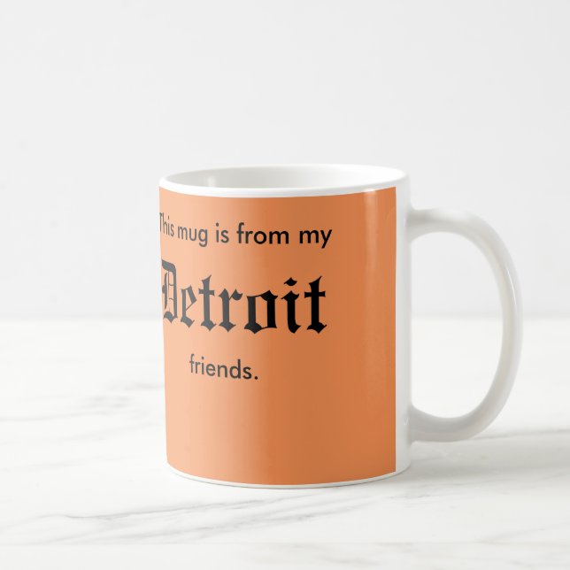 Detroit Friends Mug (Right)