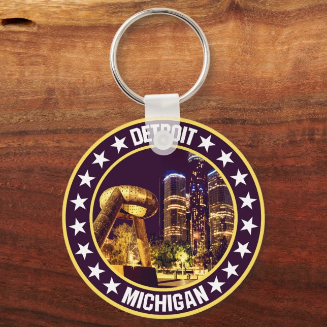 Detroit                                            key ring (Front)
