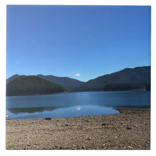 Detroit Lake, Oregon Ceramic Tile