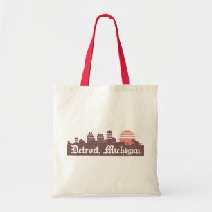 Detroit Linesky Tote Bag