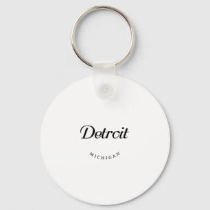 Detroit MI Key Ring
