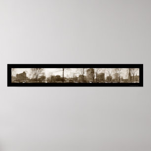 Detroit MI Park Photo 1916 Poster