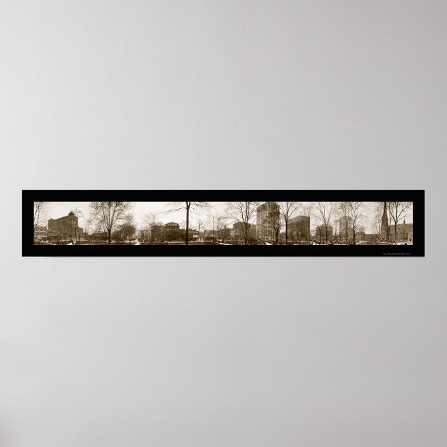 Detroit MI Park Photo 1916 Poster (Front)