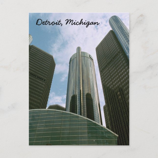 Detroit Mi Post Card (Front)