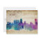 Detroit, MI | Watercolor City Skyline