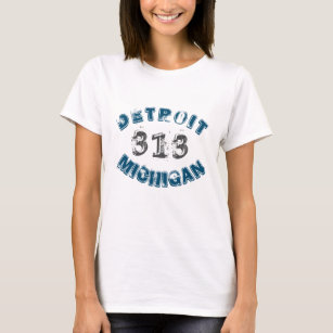 Detroit Michigan Area Code T-Shirt