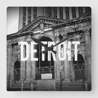 Detroit Michigan Central Station Wall Clock