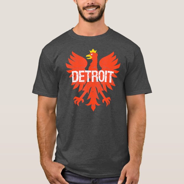 Detroit Michigan Dyngus Day  Polish Pride MI T-Shirt (Front)