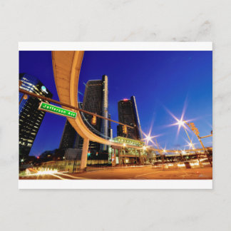 Detroit Michigan Jefferson Avenue Postcard