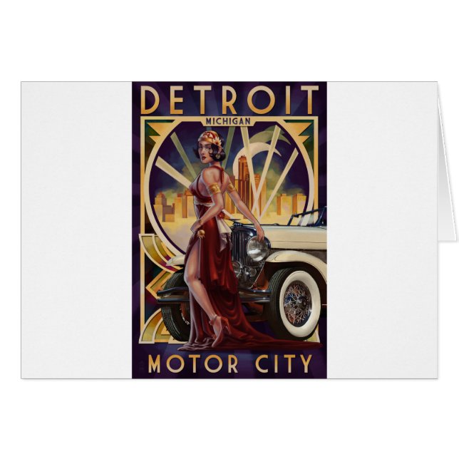 Detroit, Michigan | Motor City (Front Horizontal)